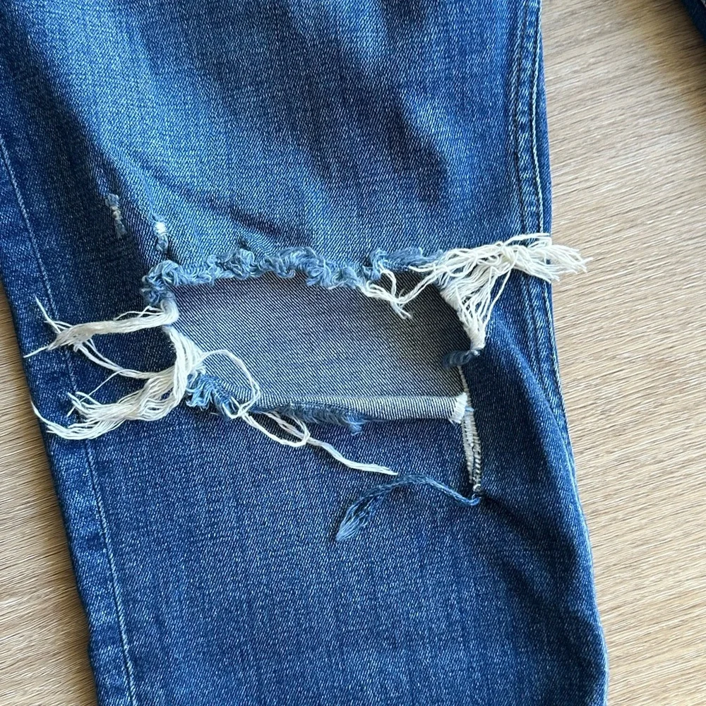 Abercrombie & Fitch Curve Love Ultra High Rise Ankle Straight Jeans 6s - Picture 5 of 5